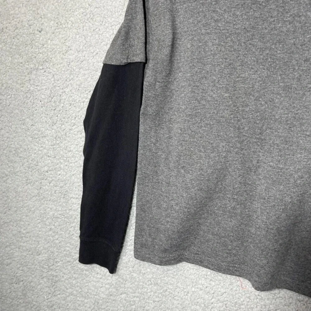 Disney Shirt Boys Large Gray Long Sleeve Crewneck Cotton Jersey Mickey Mouse